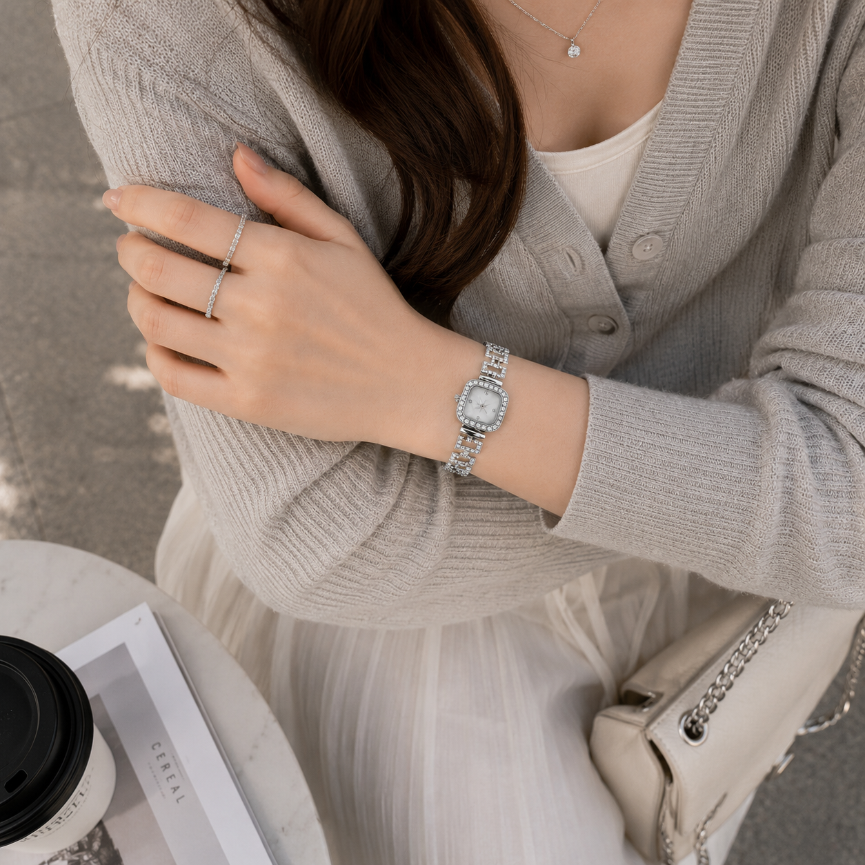 ✨ Sparkly Rhinestone Watch – A Cute Gift That Makes Every Outfit Shine