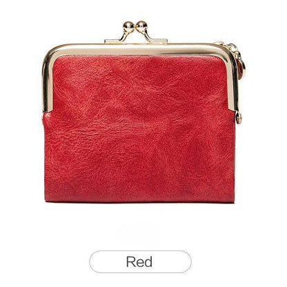 ✨ Women's Vintage Foldable Wallet – Compact & Spacious!