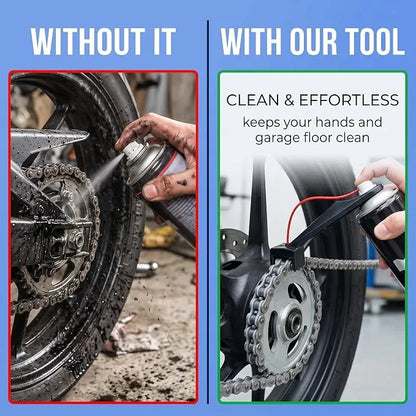 🚴Motorcycle Chain Lubricator – Easy, Even & Mess-Free Application