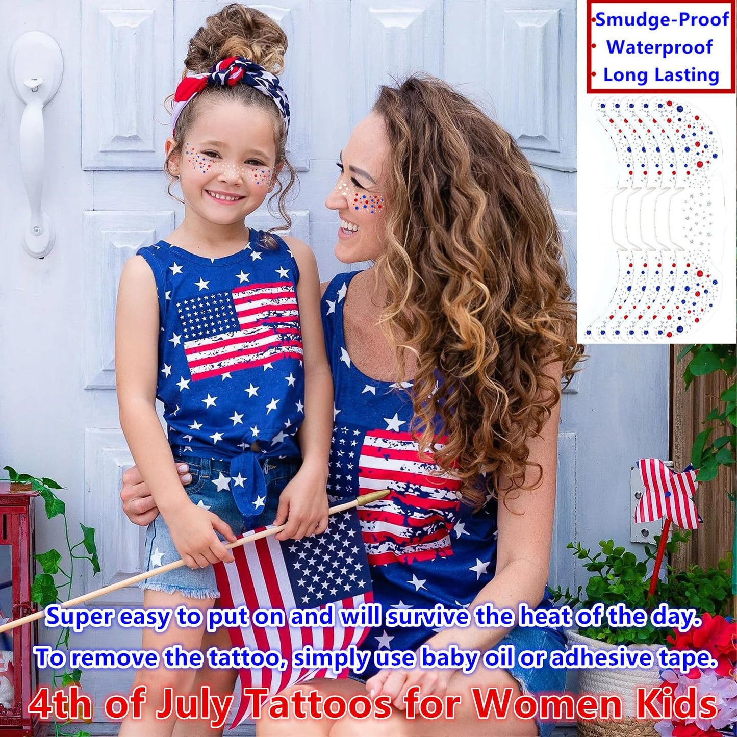 America 250 Ready 🇺🇸 | Glitter Freckles for Parties, Parades & Fireworks