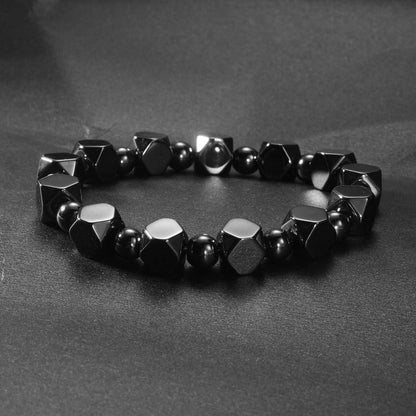 Faceted Stone Protection Bangle