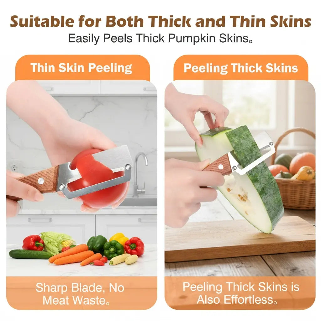 Peel Potatoes, Carrots & Apples Faster — Without Hand Strain