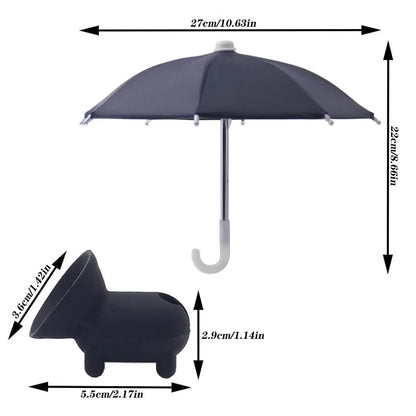 ☀️ Bring Vacation Vibes Anywhere — The Playful Outdoor Phone Umbrella Holder