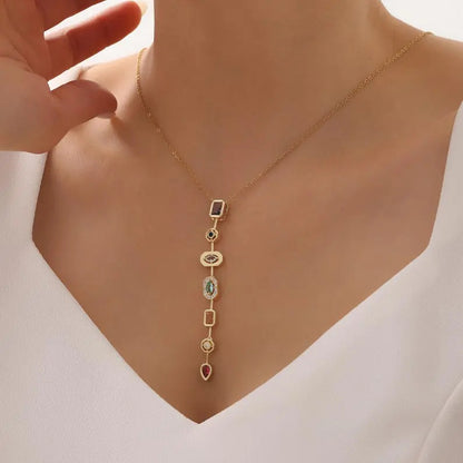 🌙Seven Chakra Healing Necklace | Spiritual Energy Protection Pendant for Women