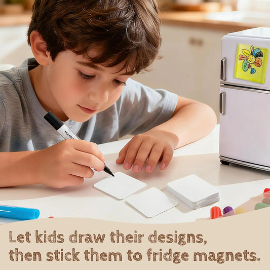 🎨 DIY Kids’ Artwork Fridge Magnet Kit – Turn Little Masterpieces into Lasting Memories