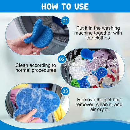 ✨ Laundry Pet Hair Removal Fish — Cleaner Clothes For Pet Owners