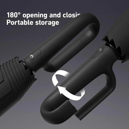 ☔ One-Hand Automatic Umbrella – Compact Protection for Rainy & Sunny Days