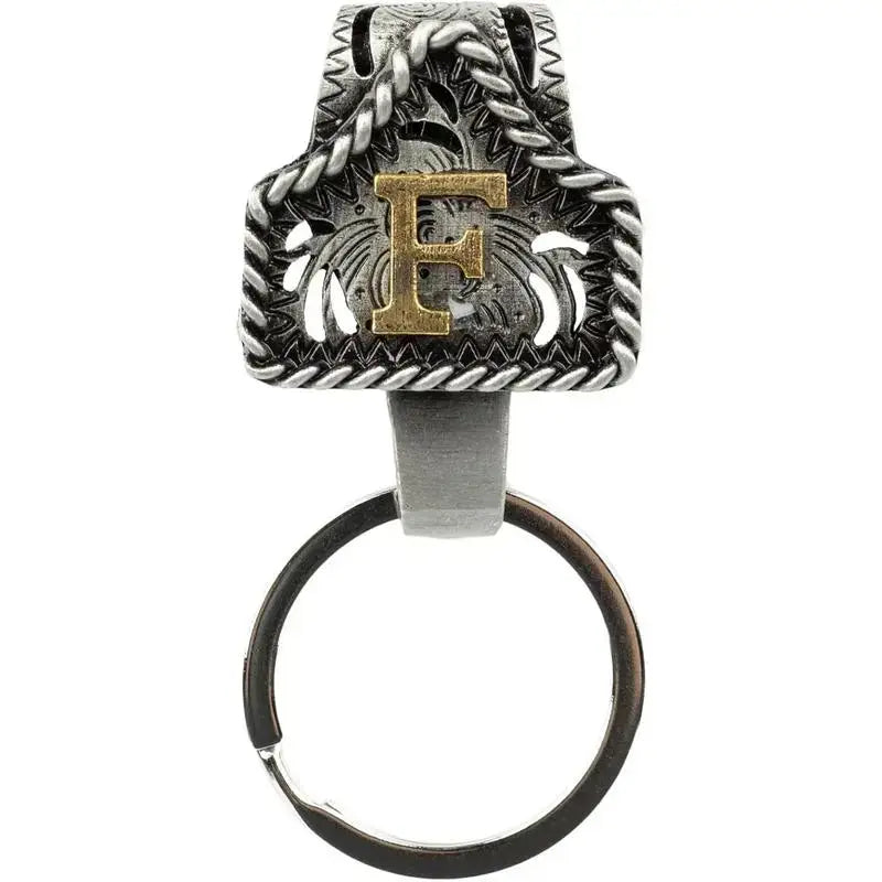 Cow Tag Belt Key Holder 🔑 | Western Style Clip + Custom Initial 🤠