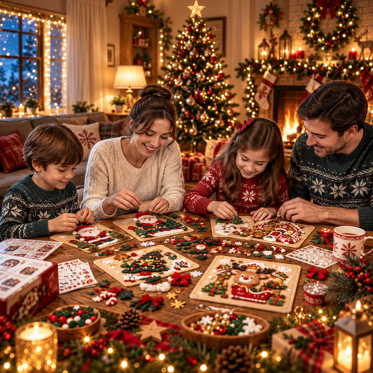 🎄DIY Christmas Magic Felt Sticker Art Kit 🎁 Buy 3 Get 1 FREE — Add Any 4 Pcs To Cart🎉
