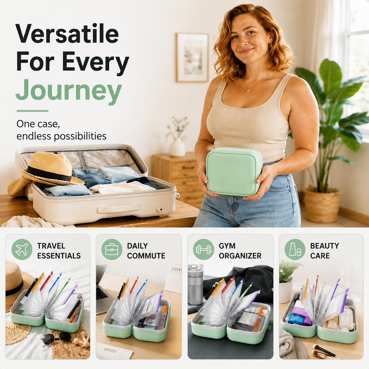 💊 A8 Waterproof Pill Pouch Set – Stores 7–14 Days of Medications & Vitamins