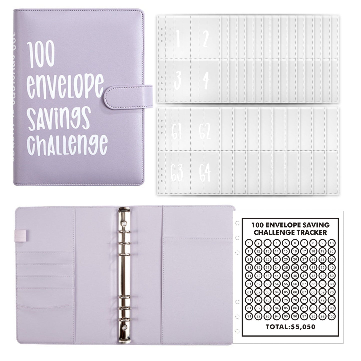 🔥New Year Sale 49% OFF-✉️100 Envelope Challenge Binder - elehancea