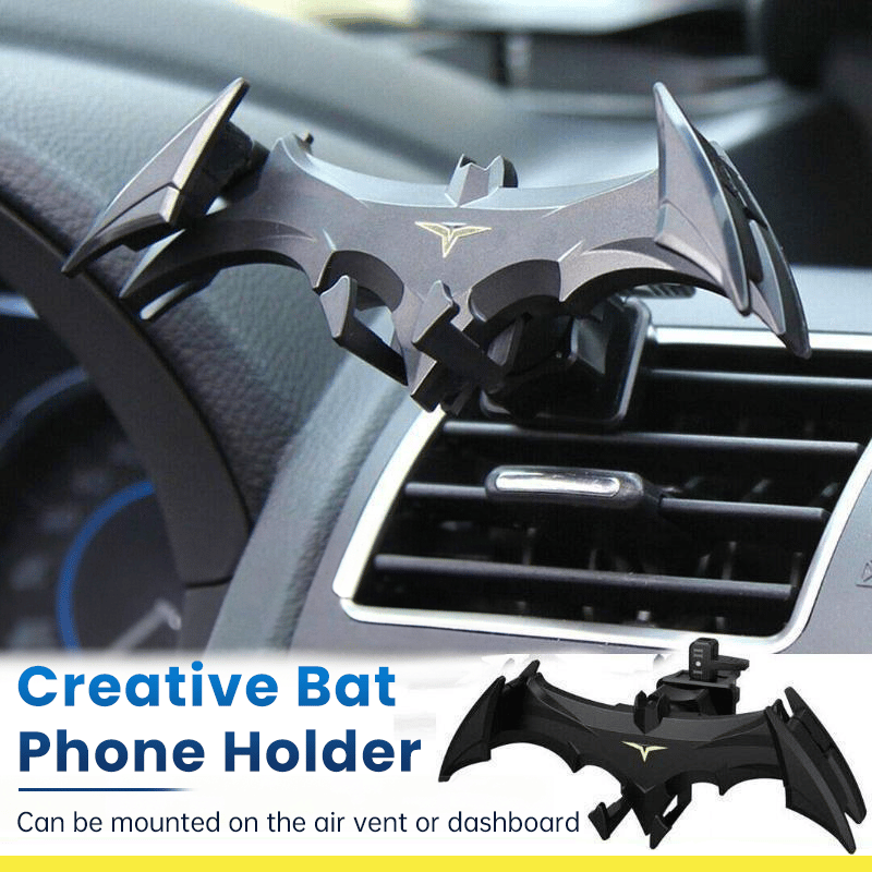 🦇 Bat-Wing Car Phone Holder – A Steady Grip with a Bold Interior Upgrade