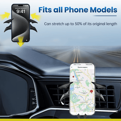 🦇 Bat-Wing Car Phone Holder – A Steady Grip with a Bold Interior Upgrade
