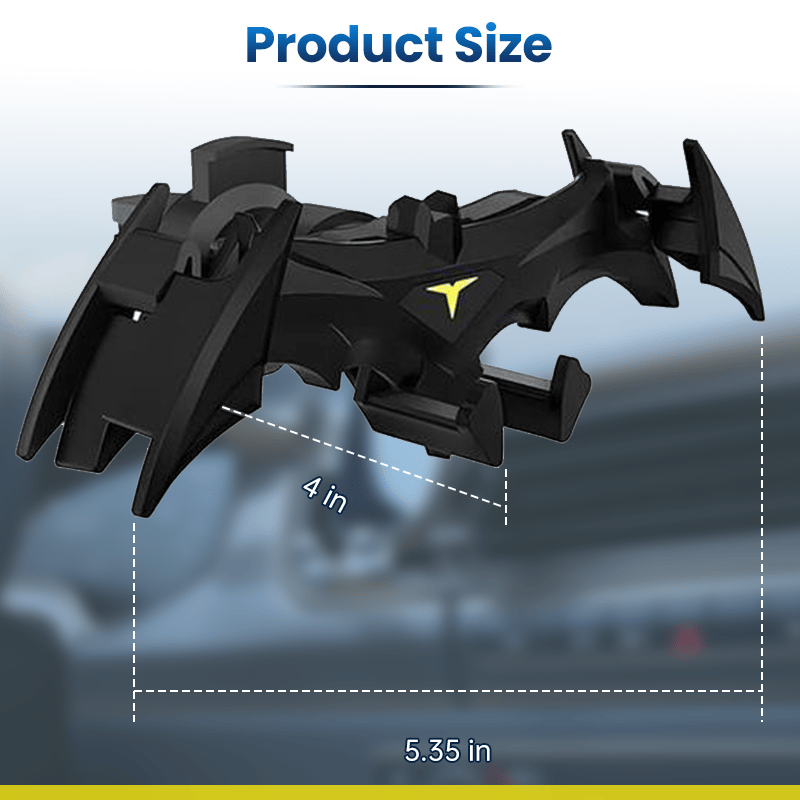 🦇 Bat-Wing Car Phone Holder – A Steady Grip with a Bold Interior Upgrade