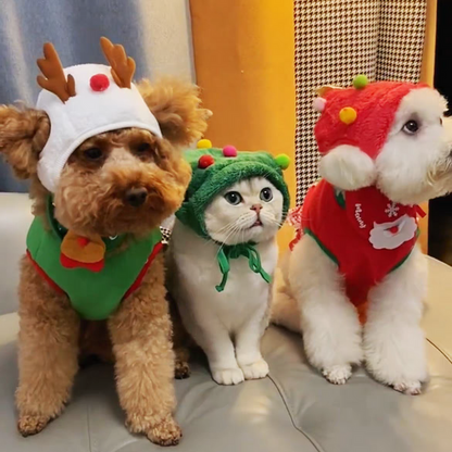 2025 Christmas On Sale🎄Cute Christmas-themed Warm Cat & Dog Outfits
