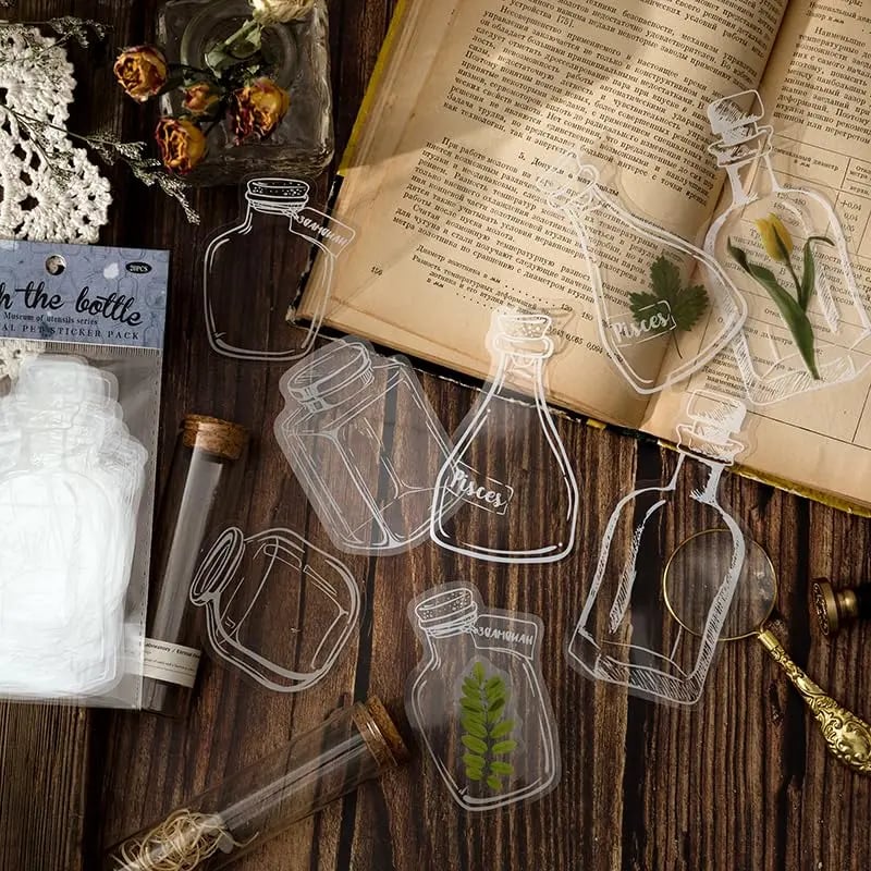 🔥 Last Day 49% OFF – 40pcs Real Dried Flower Transparent Bookmarks 🌸📖