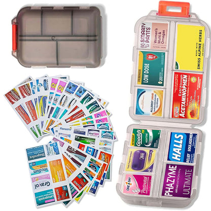 🔥 Last Day 49% OFF – Travel Pill Organizer Box (161 Labels for Customization)