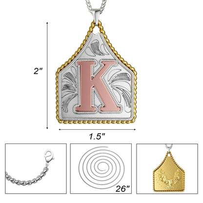 💖 Last Day 49% OFF – A–Z Initial Necklace ✨ Personalized Letter Pendant Gift
