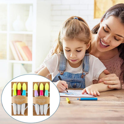 🎁Children's Day Gifts 🎨3 pcs Childrens Chalk Brush, Creative Painting Painting Set