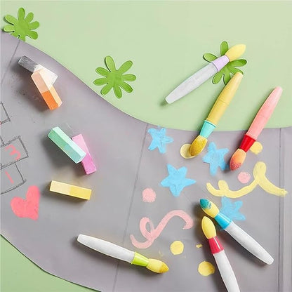 🎁Children's Day Gifts 🎨3 pcs Childrens Chalk Brush, Creative Painting Painting Set