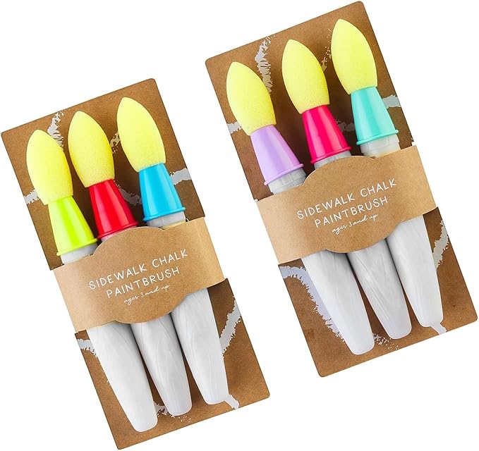 🎁Children's Day Gifts 🎨3 pcs Childrens Chalk Brush, Creative Painting Painting Set