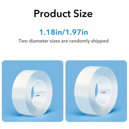 ✨✨Extra Large Double Sided Tape, Clear & Tough Nano Tape, Multipurpose Mounting Tape