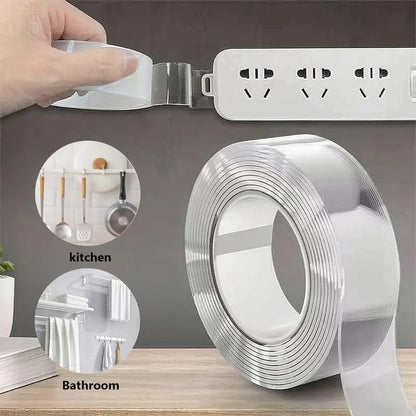 ✨✨Extra Large Double Sided Tape, Clear & Tough Nano Tape, Multipurpose Mounting Tape