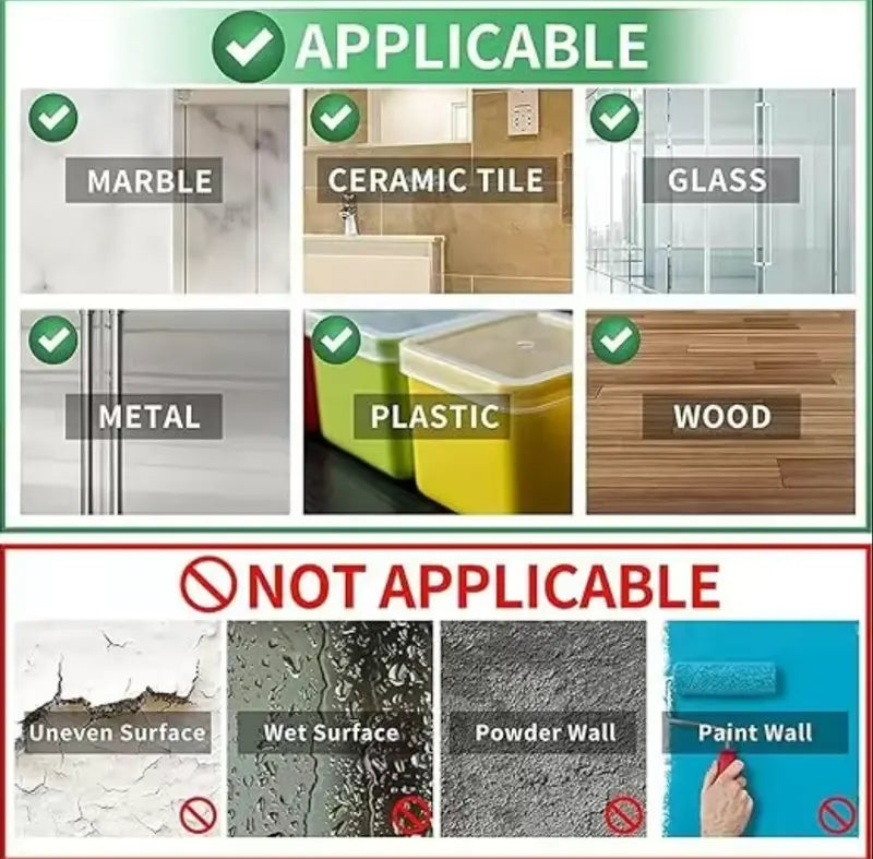 ✨✨Extra Large Double Sided Tape, Clear & Tough Nano Tape, Multipurpose Mounting Tape