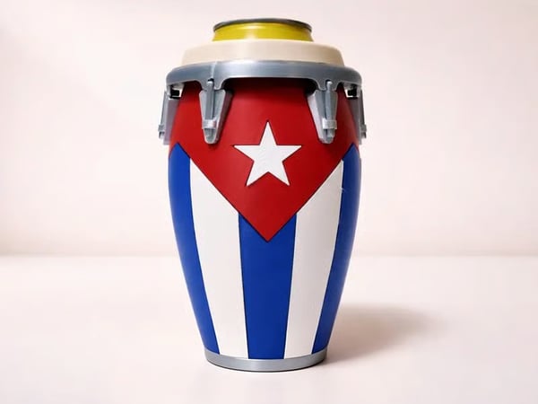 🔥Last Day 49% OFF - 🪘Conga-Style Can Holder – Celebrate Caribbean Pride, One Sip at a Time