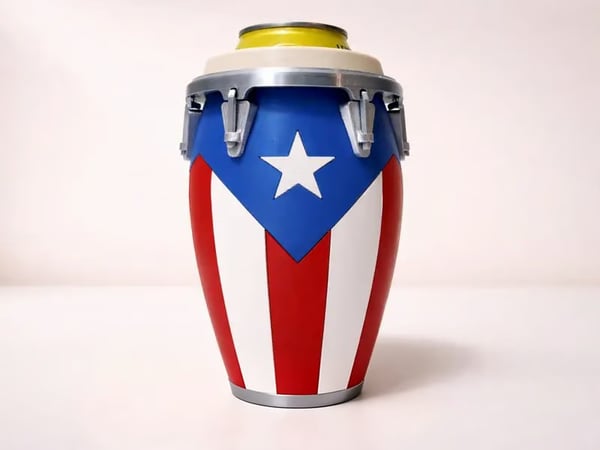 🔥Last Day 49% OFF - 🪘Conga-Style Can Holder – Celebrate Caribbean Pride, One Sip at a Time
