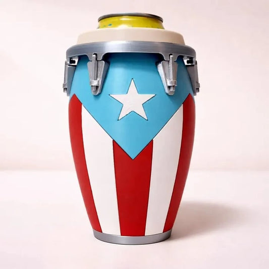 🔥Last Day 49% OFF - 🪘Conga-Style Can Holder – Celebrate Caribbean Pride, One Sip at a Time