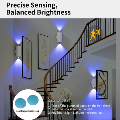 📢📢 49% OFF !! ⏳Rechargeable Smart LED Motion Sensor Ambient Light
