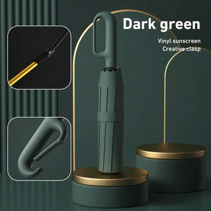☔ One-Hand Automatic Umbrella – Compact Protection for Rainy & Sunny Days