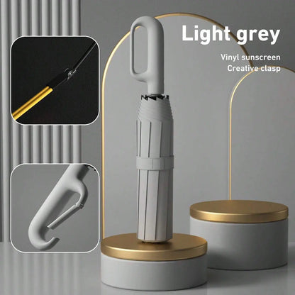 ☔ One-Hand Automatic Umbrella – Compact Protection for Rainy & Sunny Days