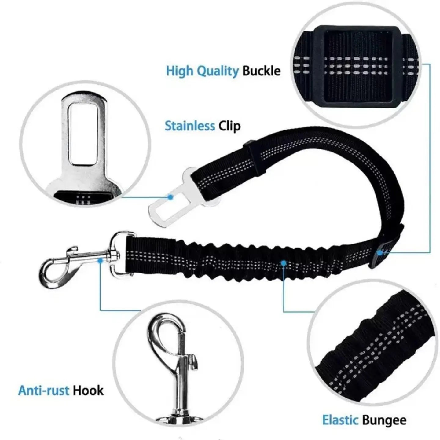 Keep Your Dog Safe While They Enjoy the View — Car Window Safety Leash 🐕🚗