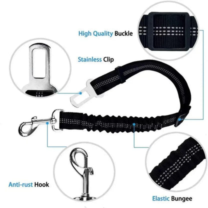 Keep Your Dog Safe While They Enjoy the View — Car Window Safety Leash 🐕🚗