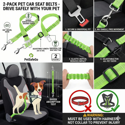 Keep Your Dog Safe While They Enjoy the View — Car Window Safety Leash 🐕🚗