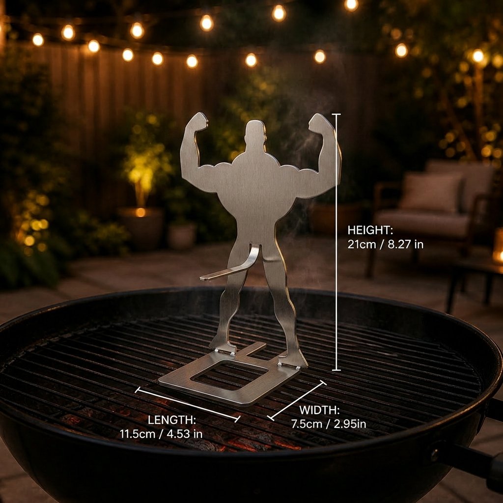 The Ultimate Funny BBQ Sausage Holder - Stainless Steel Grill Accessory