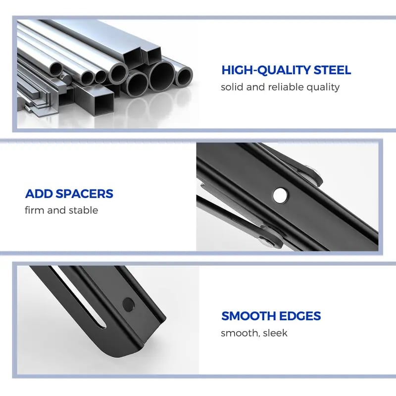 Heavy‑Duty Folding Shelf Brackets — Save Space Anywhere
