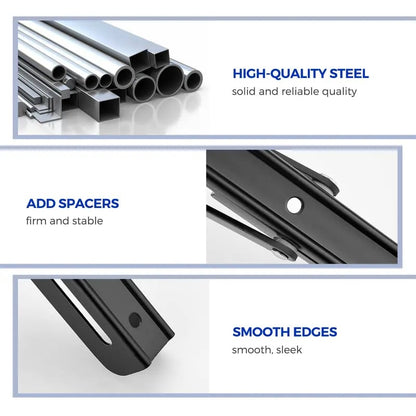 Heavy‑Duty Folding Shelf Brackets — Save Space Anywhere
