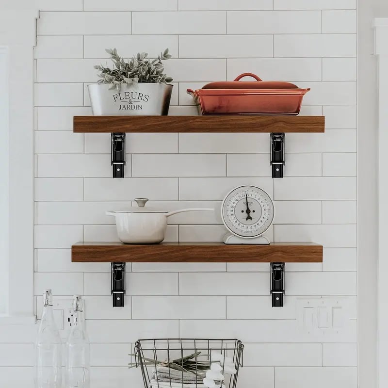 Heavy‑Duty Folding Shelf Brackets — Save Space Anywhere