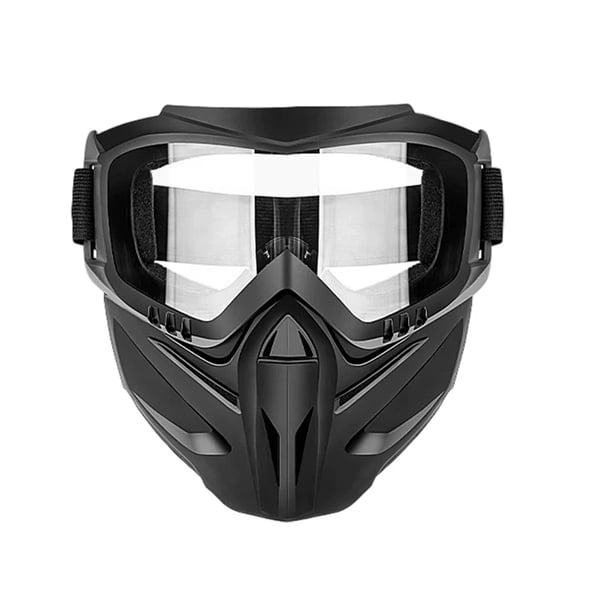 Detachable Full - Face Riding Mask for Windy Roads