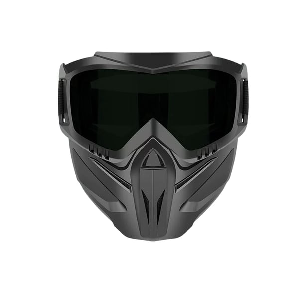 Detachable Full - Face Riding Mask for Windy Roads