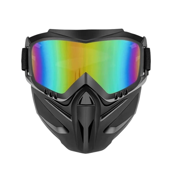 Detachable Full - Face Riding Mask for Windy Roads