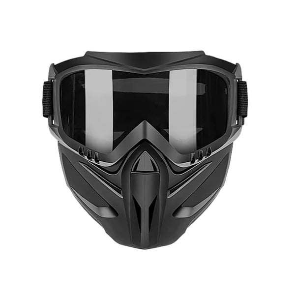 Detachable Full - Face Riding Mask for Windy Roads
