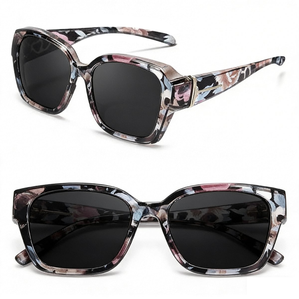 🎉 😎 2026 New Polarized UV400 Protection Trendy Round Cat-eye Sunglasses 🕶️