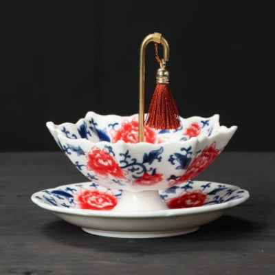 Blue & White Porcelain Umbrella Tea Infuser – A Beautiful Gift for Tea Lovers 🎁 🍵