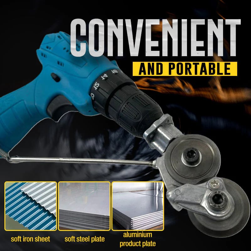 ⚙️ Electric Drill Metal Cutter Attachment for Fast, Precise Cutting
