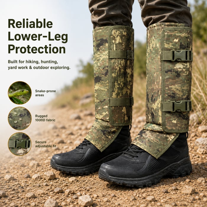 🎁 Father's Day Hot Sale 49% OFF🔥 Unisex Professional Snake Guard Gaiters
