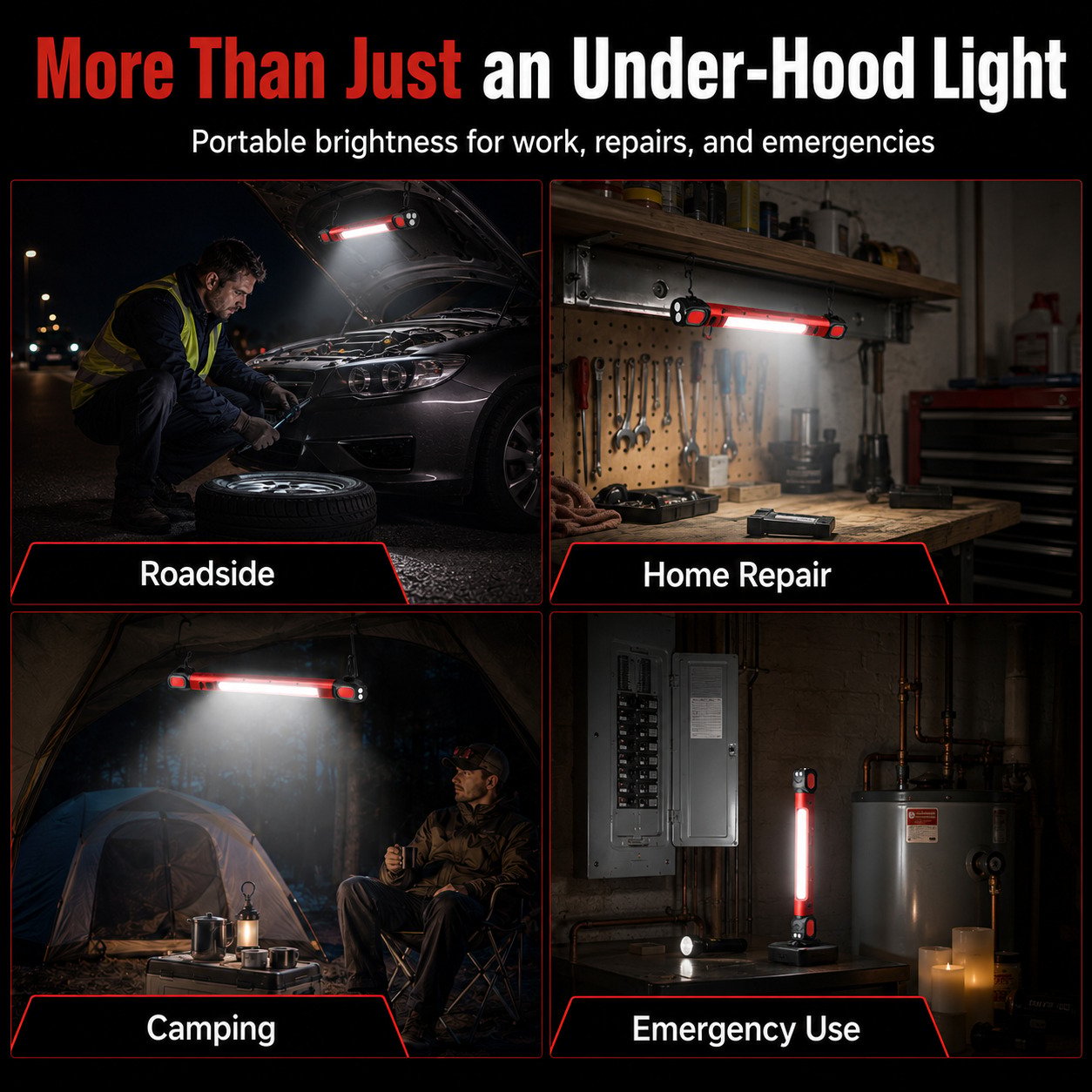 🔥 49% OFF Father’s Day Deal｜3000LM Rechargeable Magnetic Work Light